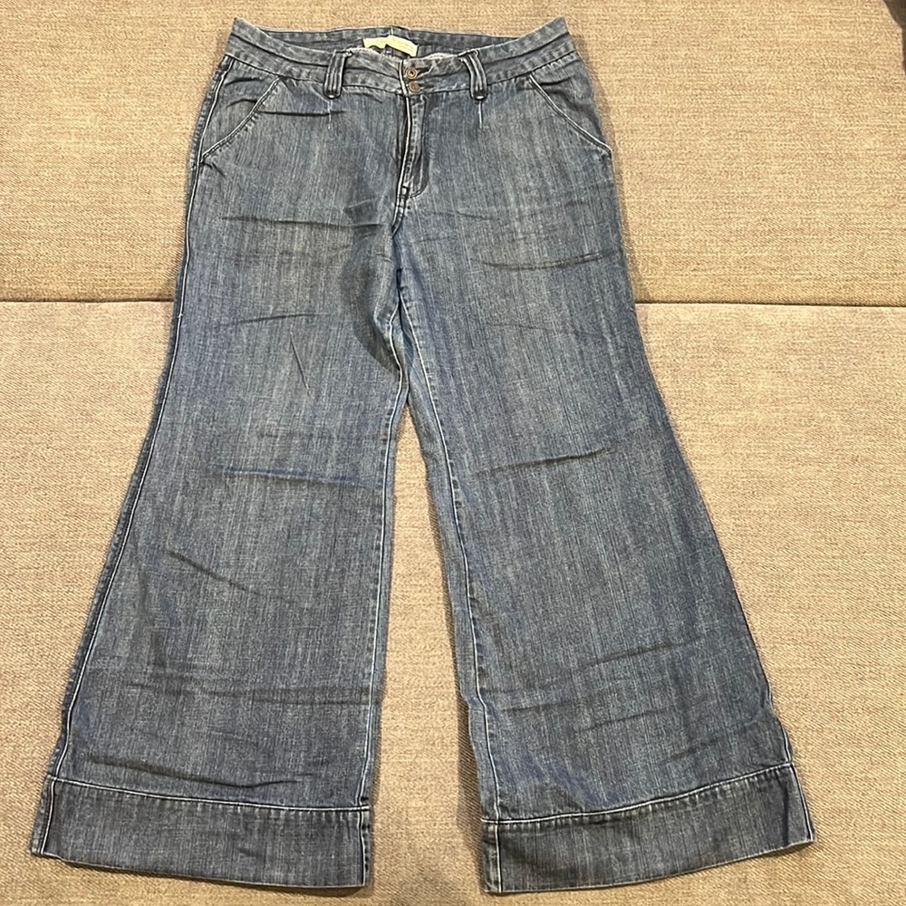 Vintage Old Navy High Rise Wide Leg Jeans Size 14
